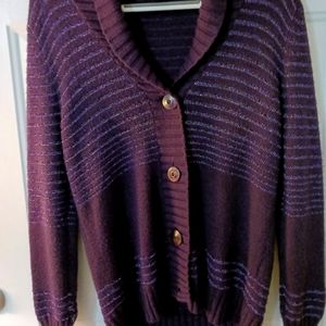 Christopher Banks Button down sweater.